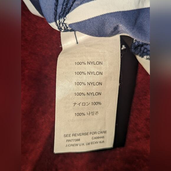 J Crew Striped Swim Shorts, Size 31 - Picture 6 of 8